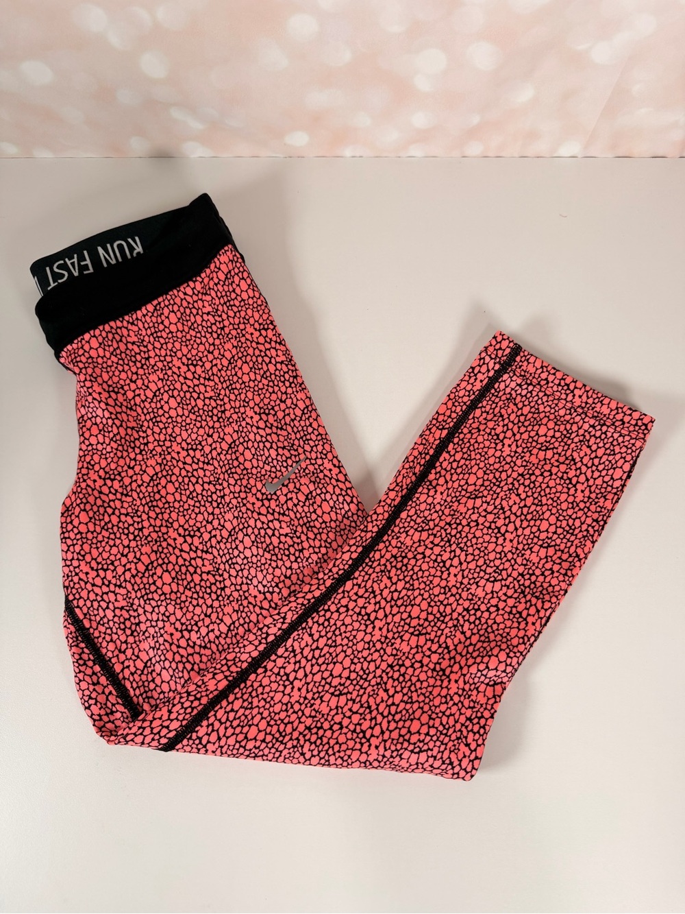 NIKE Pink and Black DriFit Leggings